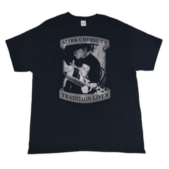 Mark Chesnutt Signed Autographed Concert Shirt XL Tradition Lives Tour 2015 - Picture 1 of 11